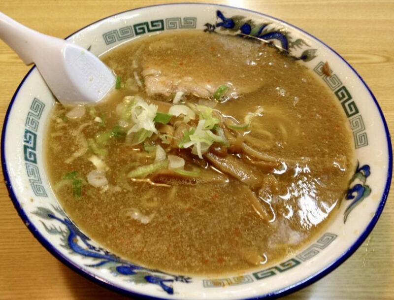 旭川ラーメン さいじょう 秋田県秋田市寺内 ピリ辛塩ラーメン(辛め)