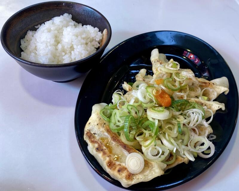 麺匠 ヤマキ商店 秋田県湯沢市桜通り 平日ランチタイム ライス無料 ネギだく餃子 ギョーザ