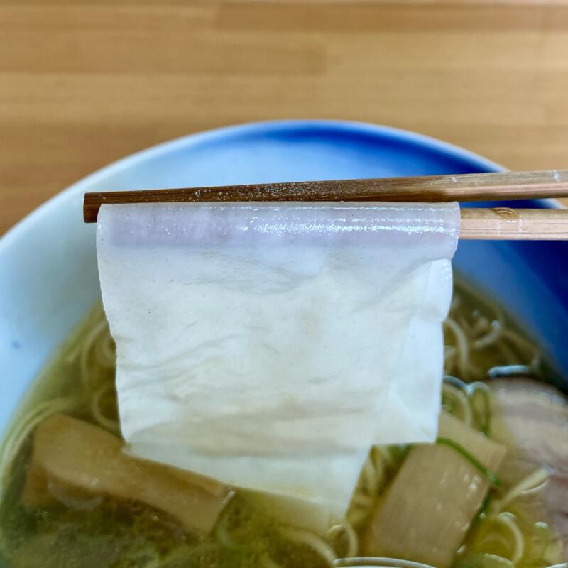 中華そば屋 おお田 青森県弘前市田園 金の塩SOBA 塩ラーメン 無化調 煮干しラーメン 短冊麺