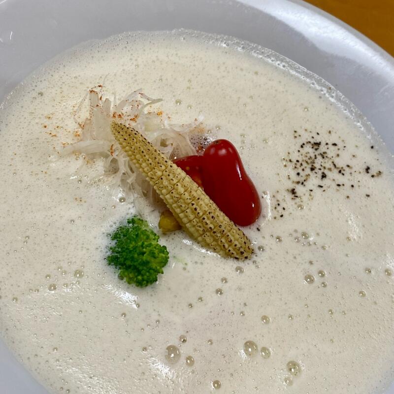 Ramen lab 閃 ラーメンラボ せん 秋田県横手市婦気大堤 鶏泡そば 鶏白湯ラーメン 泡系ラーメン 具