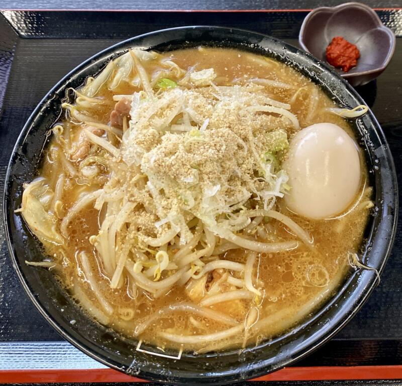 らぁ麺 志希 しき 岩手県奥州市水沢東大通り 麺匠玄龍 インスパイア リスペクト こってり味噌らぁ麺 辛味付き 味噌ラーメン