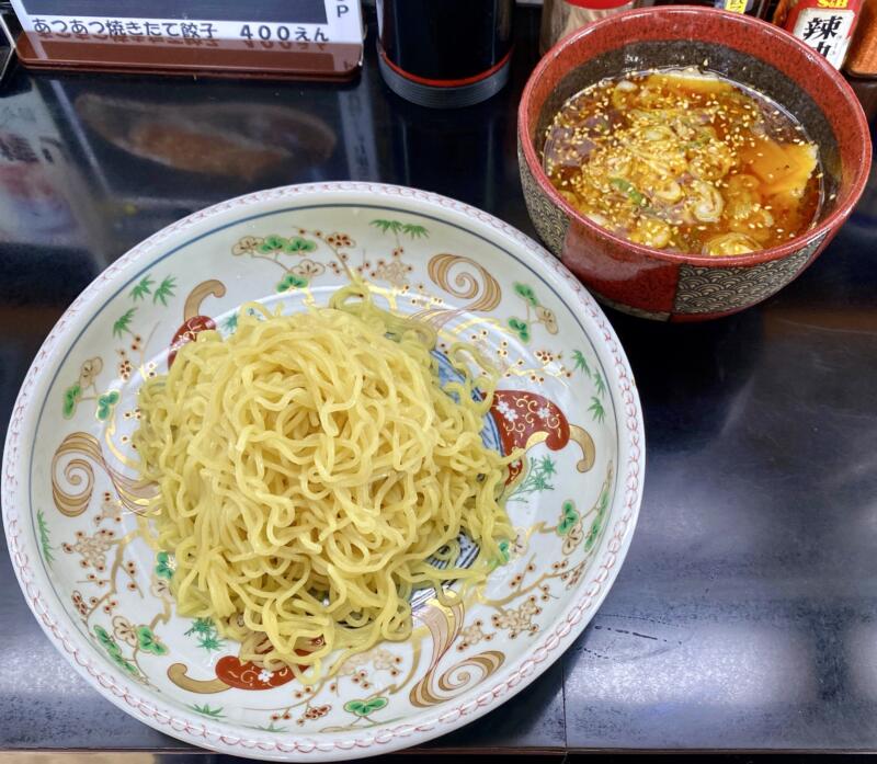 らーめん マル麺 竈 かまど 青森県つがる市柏広須 新つけ盛りらーめん ピリ辛つけ麺