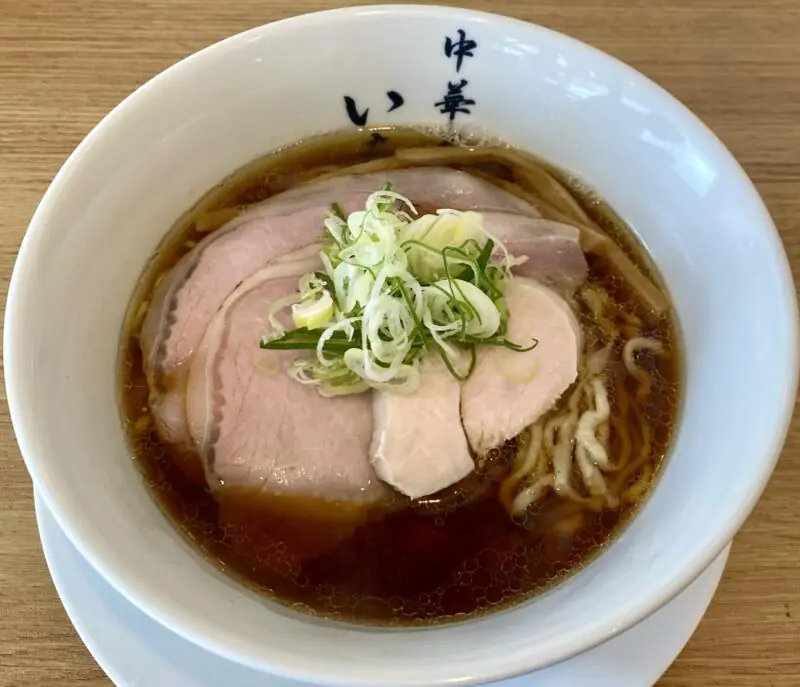 中華そば いち松 いちまつ 青森県弘前市和泉 いち松の醤油 醤油ラーメン 煮干しラーメン