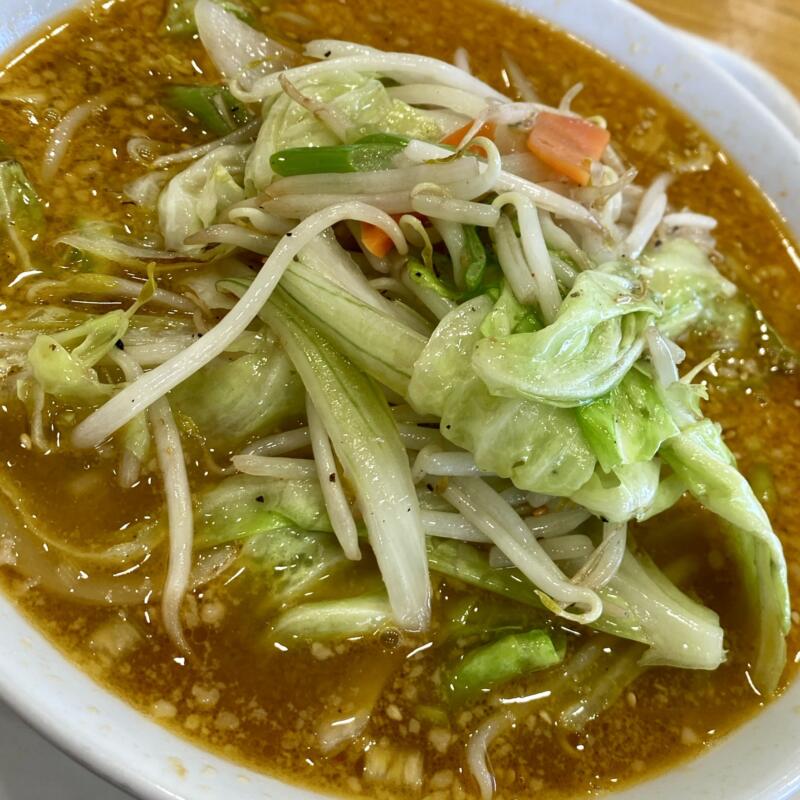 G食堂 大曲店 秋田県大仙市花館 ガイア大曲店内 ジャンク野菜炒め味噌ラーメン 具