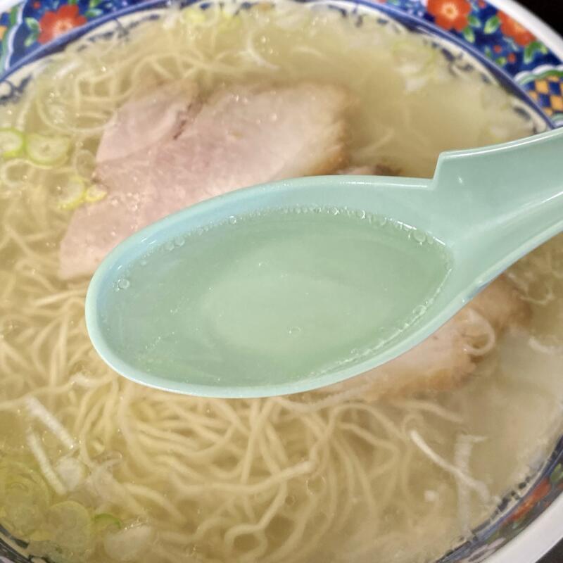 北海道一番 宮城県登米市迫町佐沼 塩ラーメン スープ