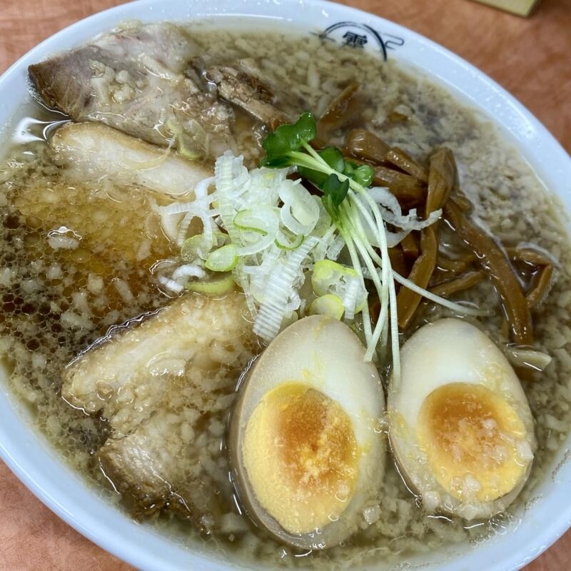 麺屋 霜月 しもつき 宮城県仙台市宮城野区鶴卷 霜月麺 特製ラーメン アゴ出汁 醤油ラーメン 具