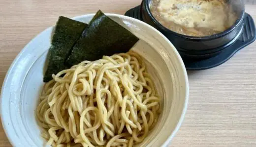 つけ麺 うまづら＠宮城県岩沼市末広にてつけ麺をオーダー！ガンガン火にかけた器で提供される熱旨な濃厚豚骨魚介系つけ麺♪