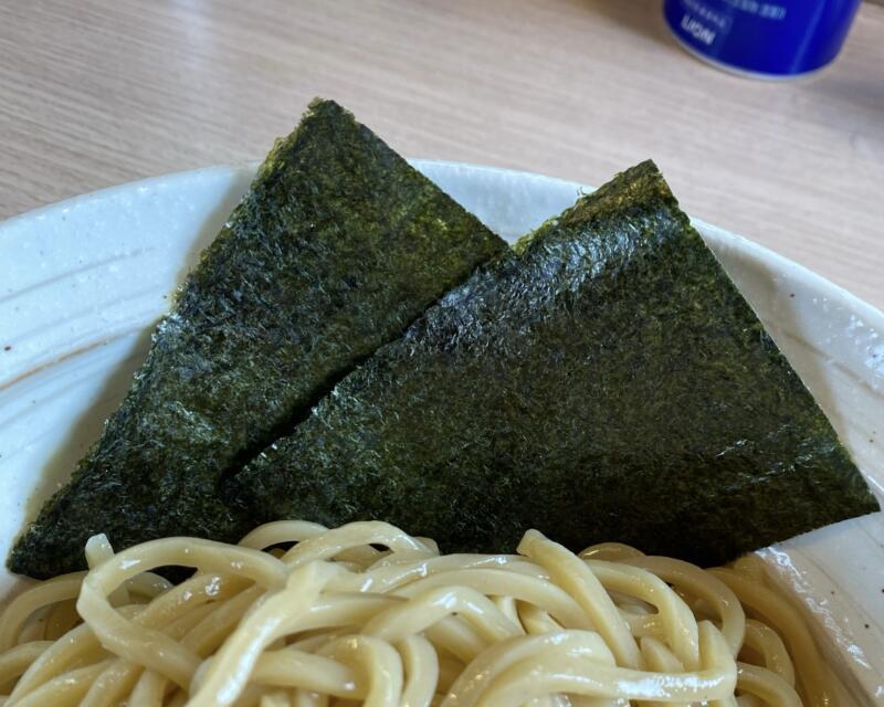 つけ麺 うまづら 宮城県岩沼市末広 つけめん 濃厚豚骨魚介系つけ麺 具 海苔