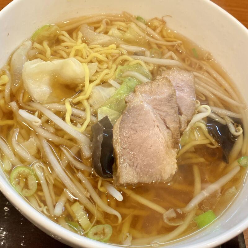 中国料理 永鋒 えいほう 秋田県秋田市山王 半炒飯炒飯と醤油拉麺のセット チャーハン 醤油ラーメン 具