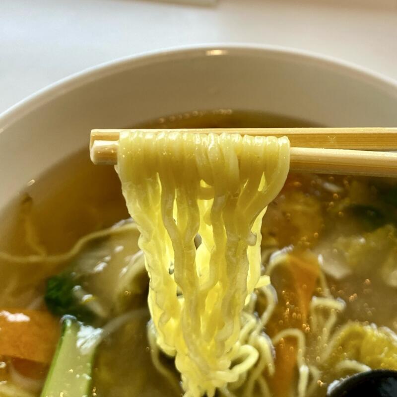 レストラン フローラ Restaurant Flora 秋田県湯沢市田町 湯沢ロイヤルホテル1F 五目あんかけ上海ラーメン(塩) 餡掛けラーメン 塩ラーメン 麺