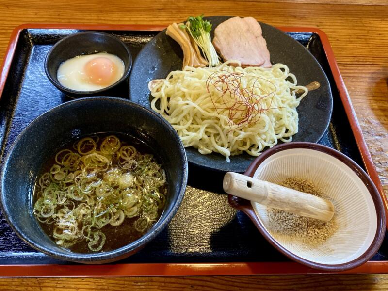 手打ち中華そば 和屋 なごみや 福島県福島市飯坂町平野 温玉つけ麺 一玉