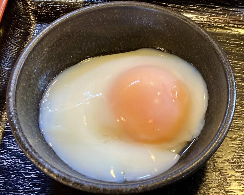 手打ち中華そば 和屋 なごみや 福島県福島市飯坂町平野 温玉つけ麺 一玉 温泉卵