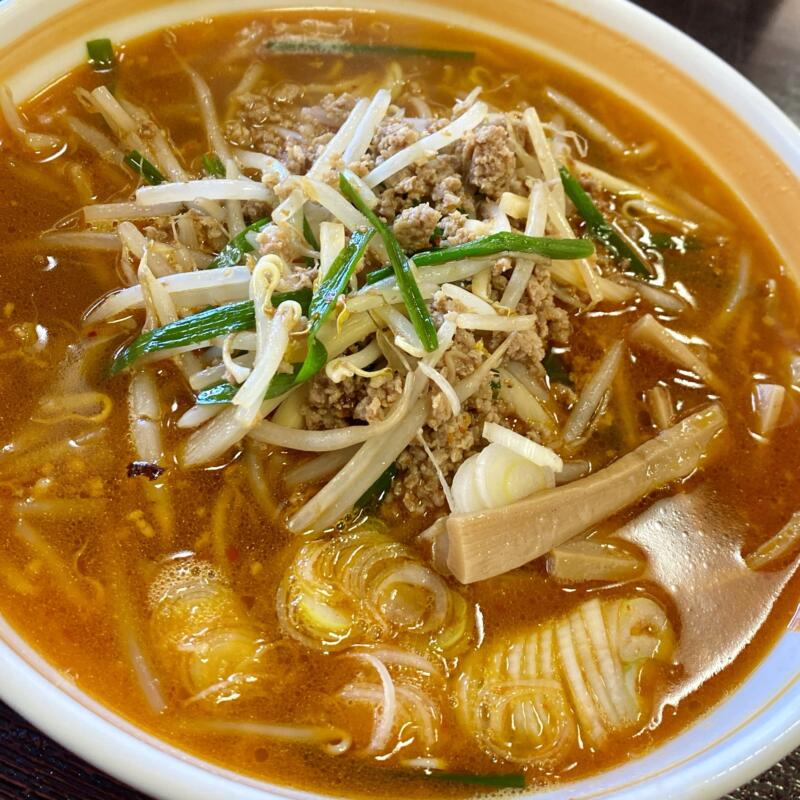 レストラン 水芭蕉 みずばしょう 秋田県大館市岩瀬 たしろ温泉 ユップラ内 白神ラーメン ラー油 温泉玉子 ピリ辛ラーメン 具