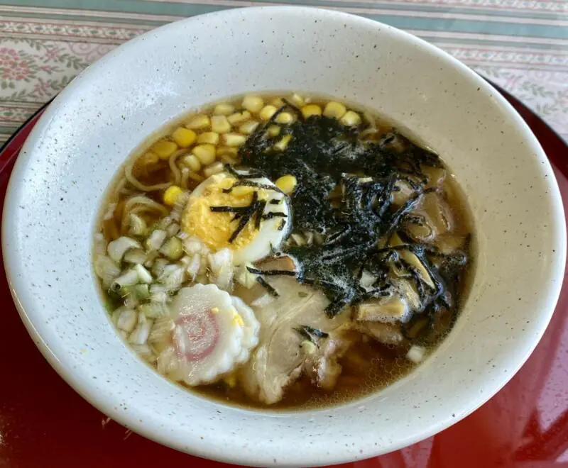 ポニーランド花立 牧場Cafe カフェ 秋田県由利本荘市矢島町城内 ラーメン 醤油ラーメン