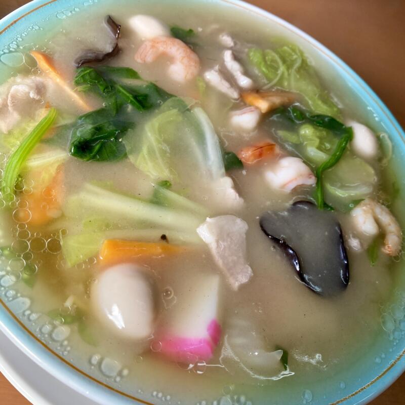 ちっちや食堂 岩手県二戸市福岡 スーラータンメン 酸辣湯麺 中華麺 餡掛けラーメン 広東麺 具