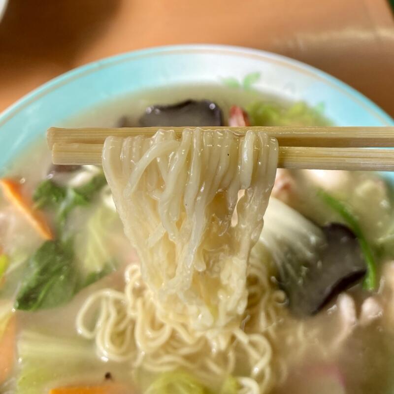 ちっちや食堂 岩手県二戸市福岡 スーラータンメン 酸辣湯麺 中華麺 餡掛けラーメン 広東麺 麺