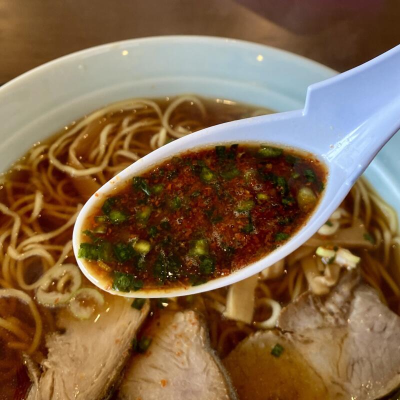 大江戸 おおえど 秋田県秋田市外旭川 ラーメン(並)秋田ご当地 江戸系ラーメン 元祖 本家本元 辛醤油ラーメン スープ