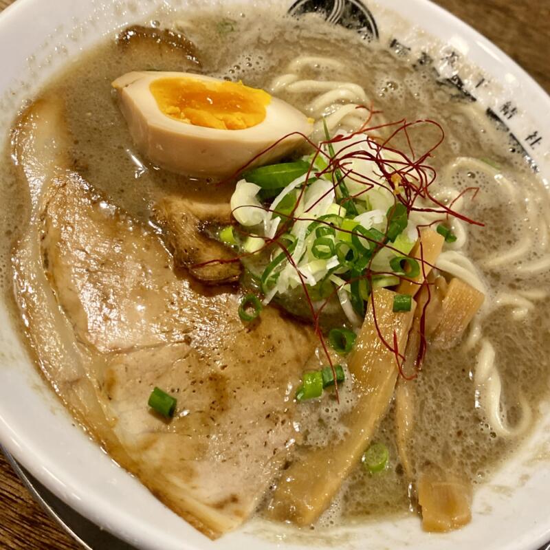 煮干結社 ﻿麺やゼットン 絶豚 青森県青森市緑 デス煮干し 豚骨煮干しラーメン 濃厚津軽煮干しラーメン 具