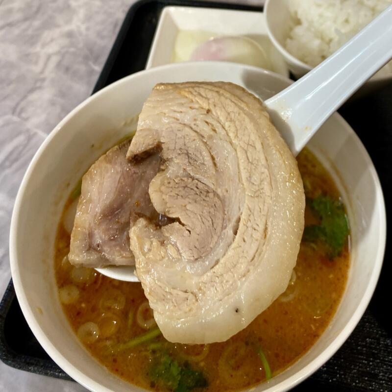 自家製麺 麺や二代目 夜来香 イエライシャン 秋田県秋田市下新城中野 スーラーまぜつけ麺 追い飯 温玉 パクチー スーラーつけ麺 チャーシュー