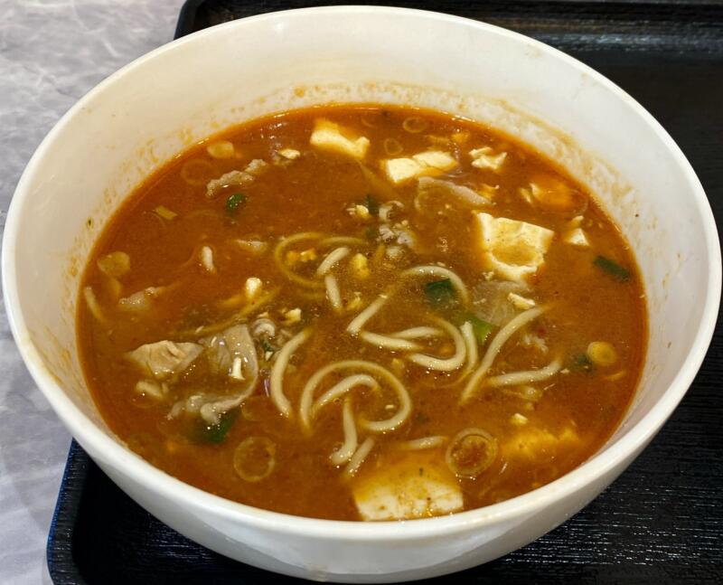 自家製麺 麺や二代目 夜来香 イエライシャン 秋田県秋田市下新城中野 スーラーまぜつけ麺 追い飯 温玉 パクチー 味噌スーラータンメン