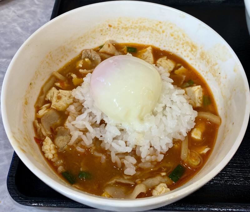 自家製麺 麺や二代目 夜来香 イエライシャン 秋田県秋田市下新城中野 スーラーまぜつけ麺 追い飯 温玉 パクチー