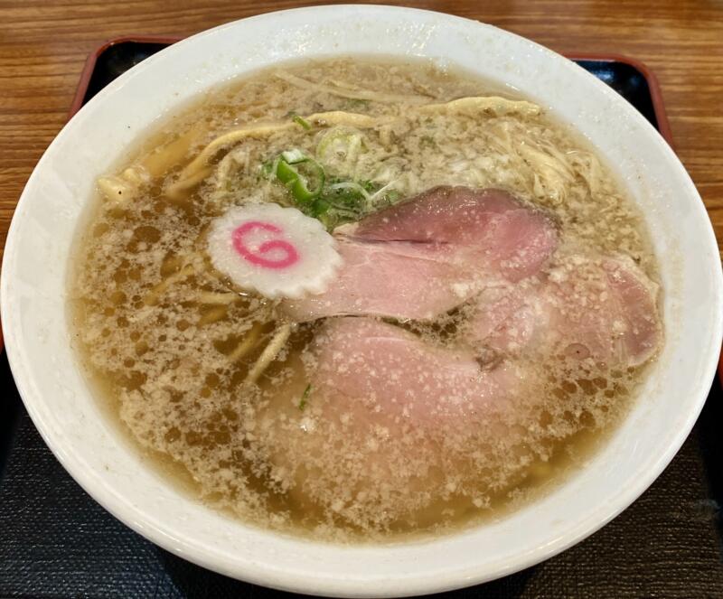 こうじ屋 山形県山形市平久保 うまにぼし醤油 小 背脂醤油ラーメン 煮干しラーメン