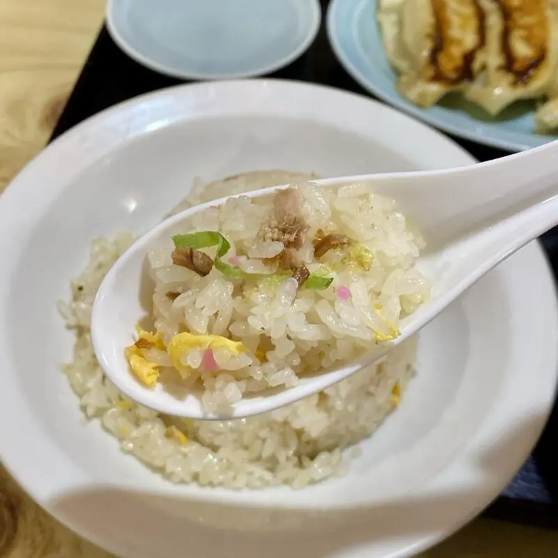 つぼ半 つぼはん 町中華 中華食堂 岩手県盛岡市菜園 半チャーハン 白炒飯