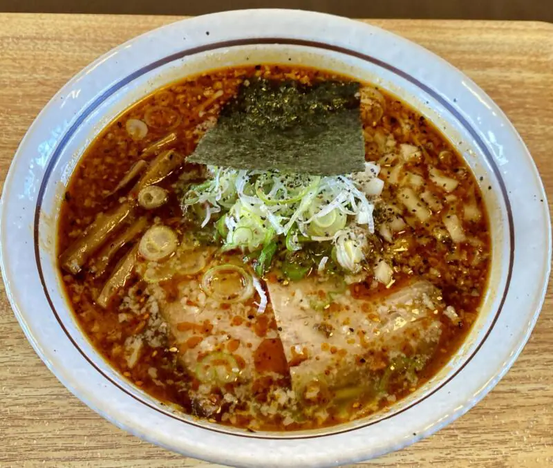 BASSOどりるまん商店 羽後町本店 秋田県雄勝郡羽後町 旨辛中華そば 旨辛ラーメン