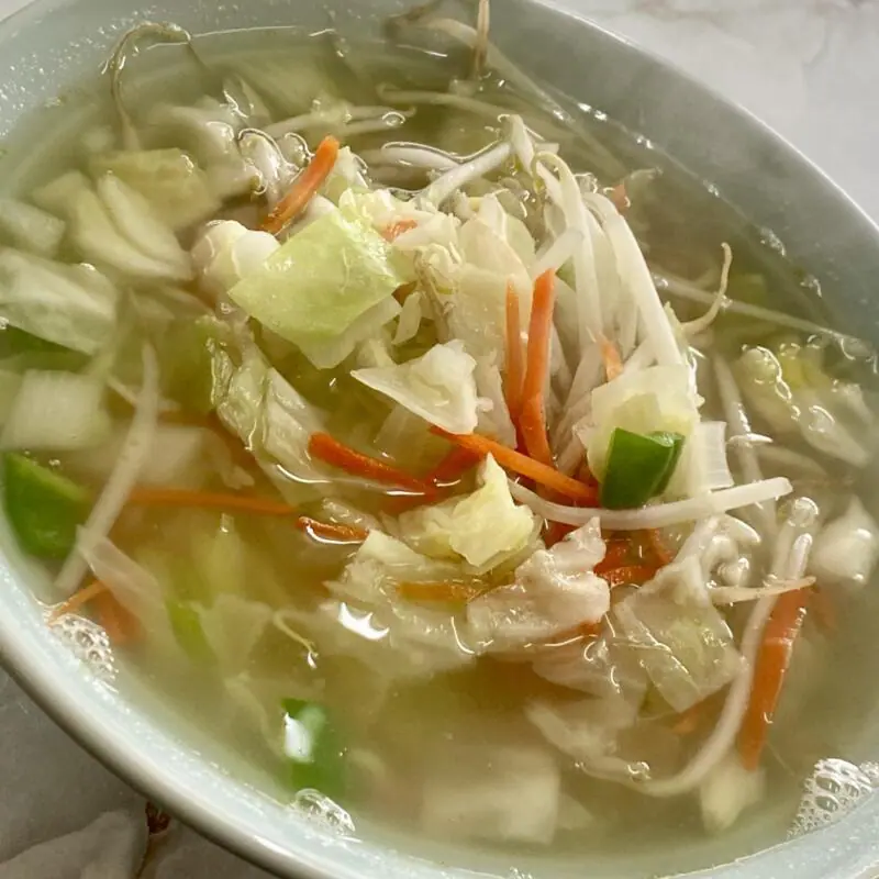 味の店 もりや食堂 秋田県横手市平城町 タンメン 塩ラーメン 具