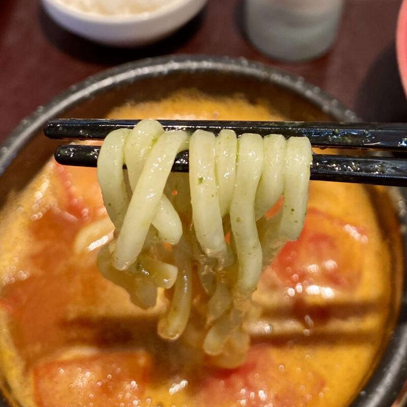 節系とんこつらぁ麺 おもと らーめんおもと 宮城県仙台市泉区南中山 丸ごとトマトつけ麺 〆のチーズリゾット付き 麺