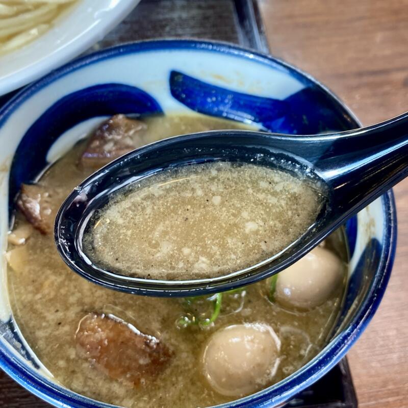 麺屋58 ゴッパチ 宮城県仙台市青葉区錦町 仙台駅前 全力昆布水つけ麺 塩ニボ山椒 つけ汁 スープ