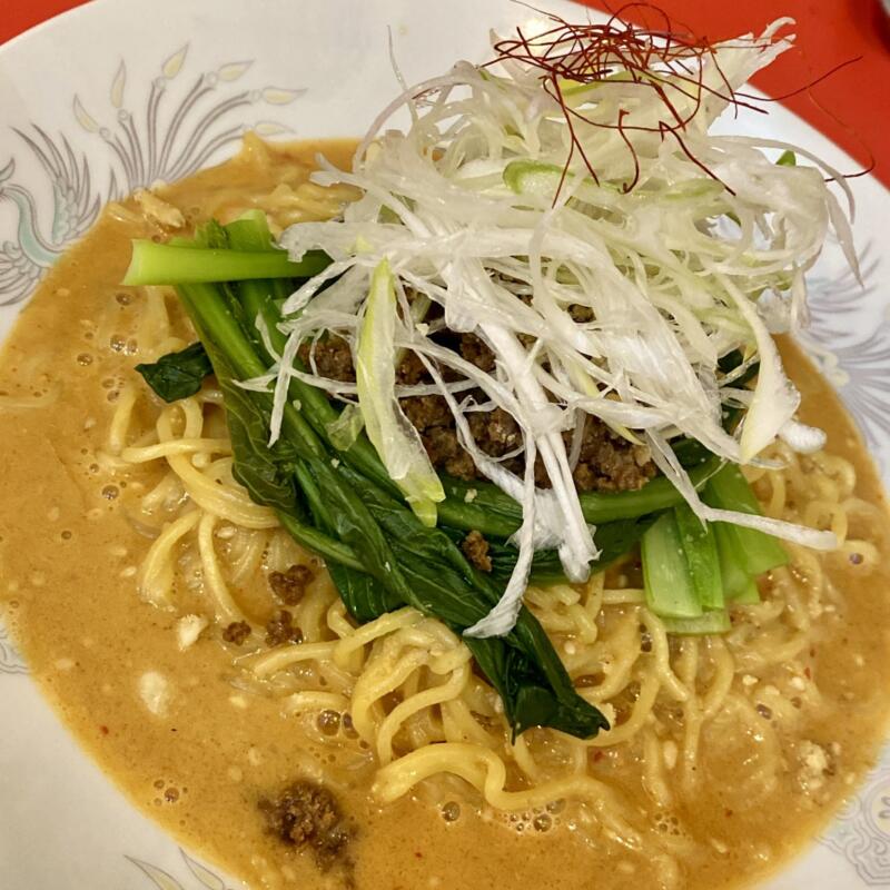 獅子丸大飯店 秋田県秋田市中通 汁なし担々麺 具