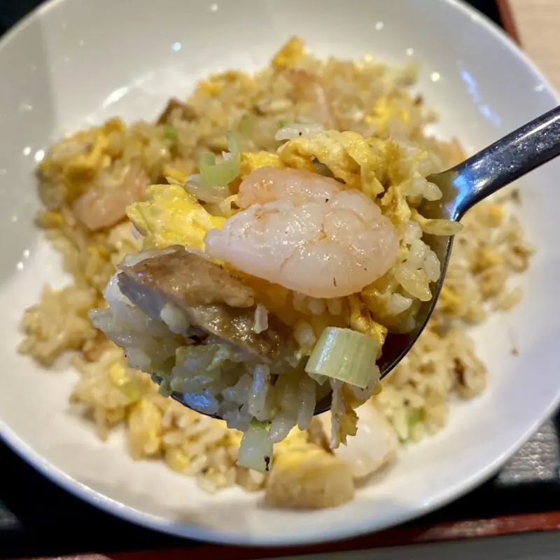 花鳥風月 鶴岡店 山形県鶴岡市朝暘町 海老半チャーハン エビ炒飯