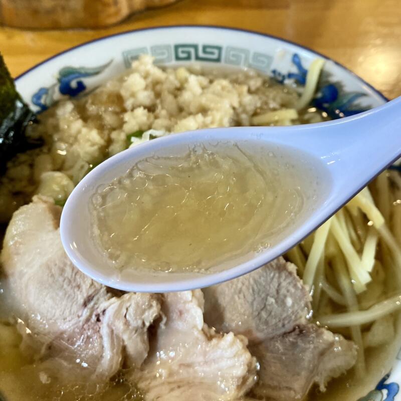 自家製麺 佐藤 秋田県大仙市大曲上栄町 太麺背脂中華塩 ケンちゃんラーメンインスパイア 塩ラーメン スープ