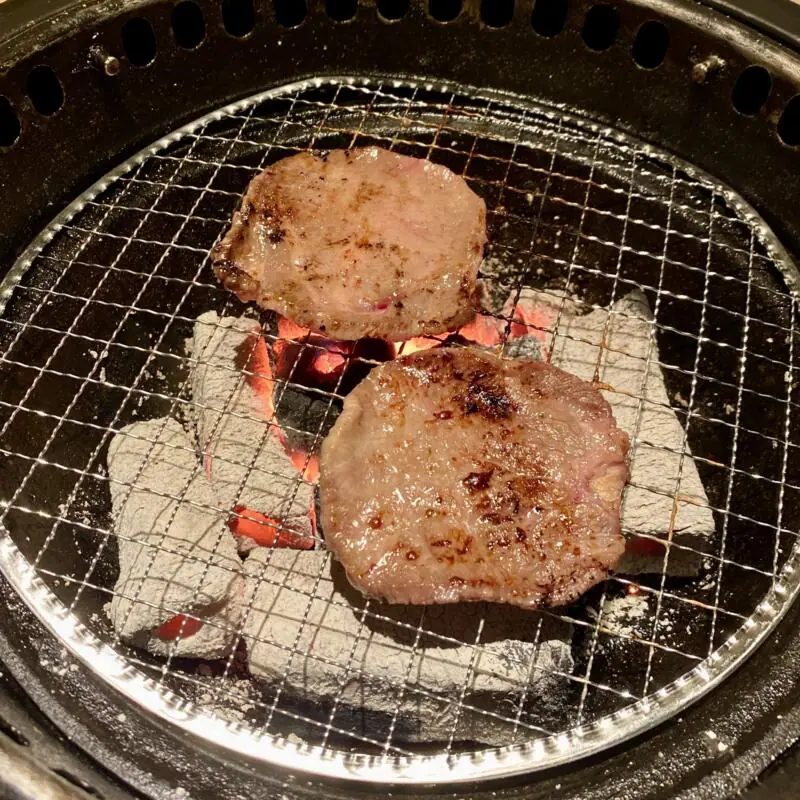 炭火焼肉﻿酒家 牛角 由利本荘店 秋田県由利本荘市一番堰 上タン塩 牛タン ごはん(中)