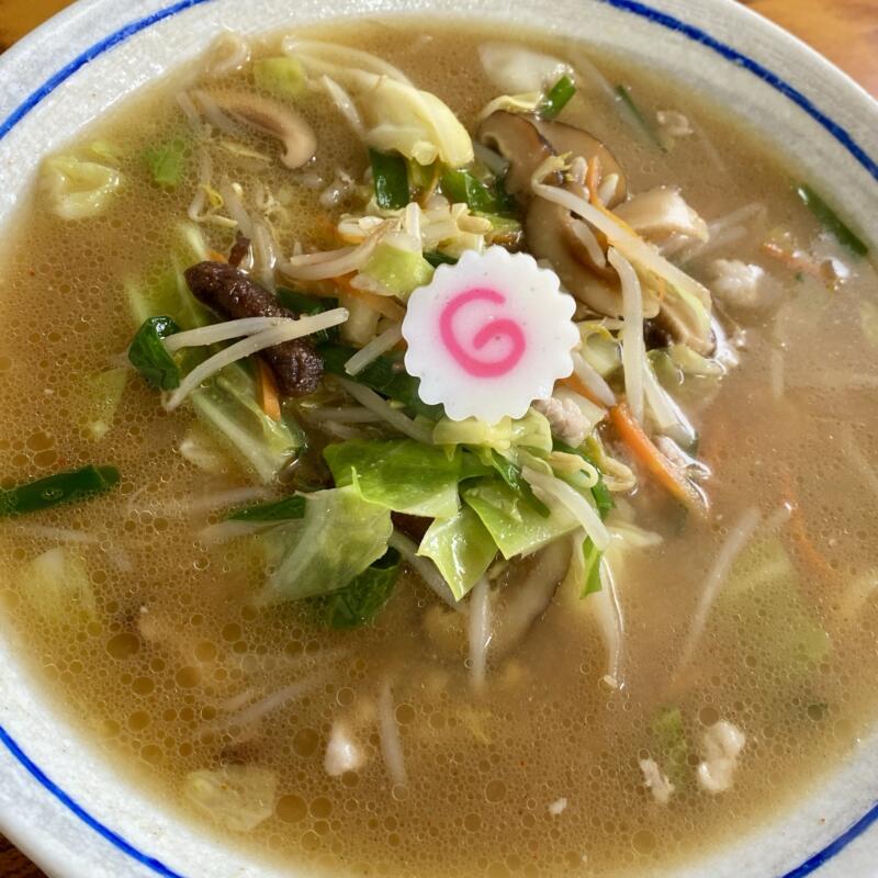 まるた食堂 福島県福島市花園町 福島市役所近く しいたけ味噌ラーメン 椎茸みそラーメン 具