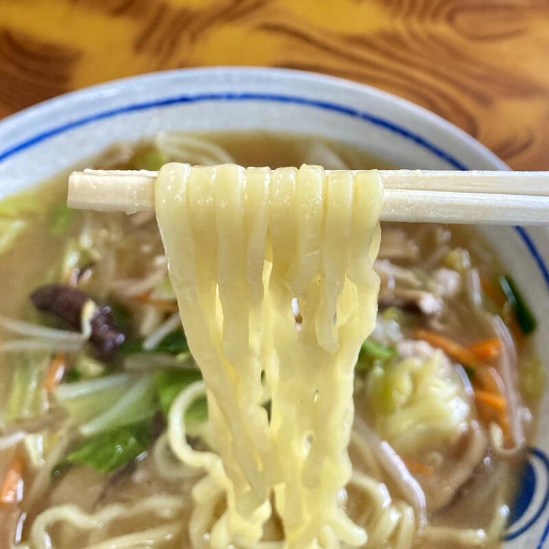 まるた食堂 福島県福島市花園町 福島市役所近く しいたけ味噌ラーメン 椎茸みそラーメン 麺