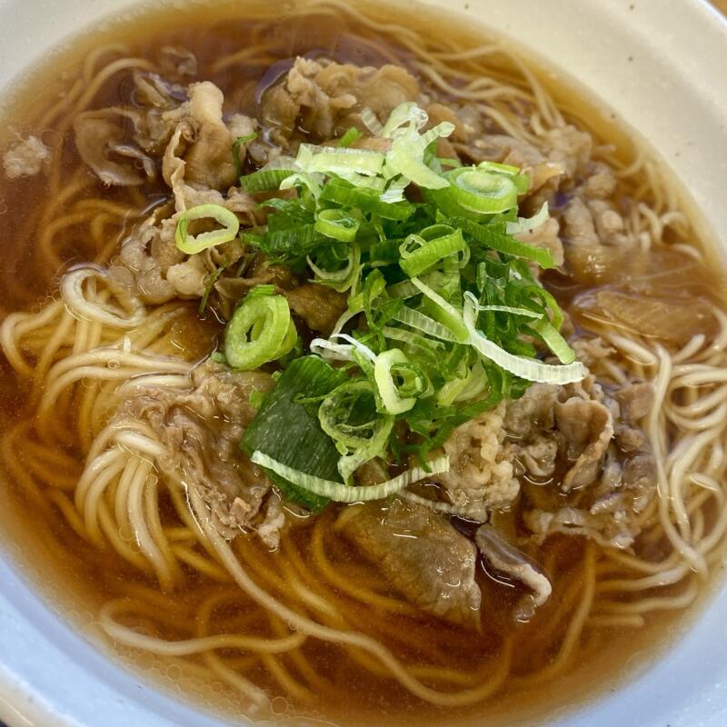 松屋 花輪SA(上り線)店 秋田県鹿角市花輪 牛肉ラーメン＋ミニカレーセット 醤油ラーメン 具