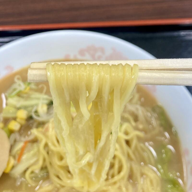 レストラン 嶽(だけ) 秋田県大仙市神宮寺 かみおか温泉 嶽の湯内 野菜ラーメン(みそ) 味噌ラーメン 麺