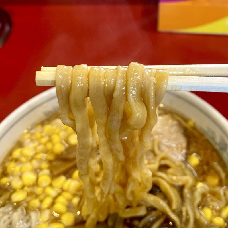 中華亭 三条中華亭 新潟県三条市西裏館 コーン中華 大油 燕背脂ラーメン 背脂醤油ラーメン 麺