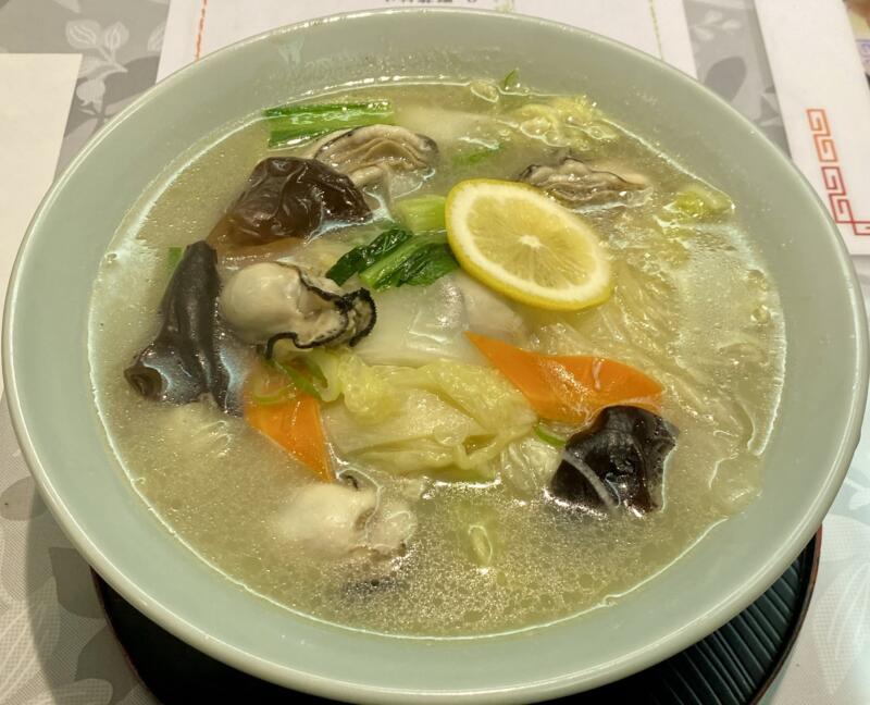 中国料理 味楽 みらく 新潟県加茂市上町 牡蠣タンメン 牡蠣ラーメン