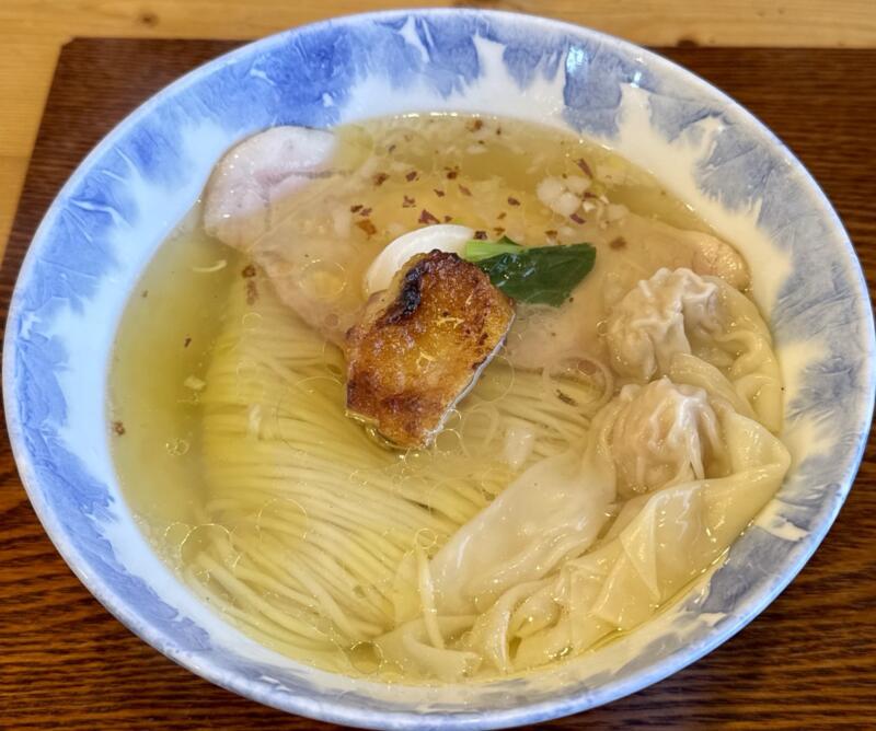 Ramen FeeL ラーメンフィール 東京都青梅市梅郷 日向和田駅 FeeL The 雲呑塩らぁ麺 ワンタンメン 塩ラーメン