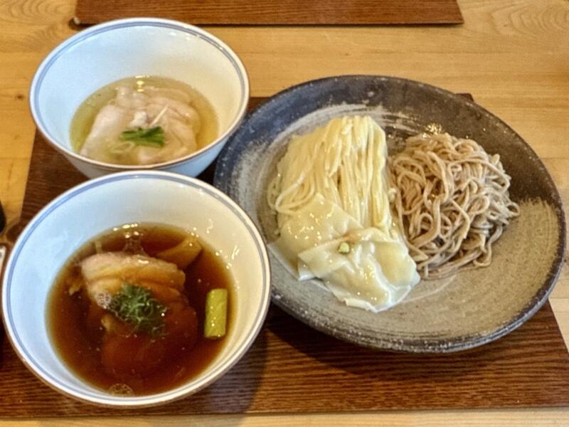 Ramen FeeL ラーメンフィール 東京都青梅市梅郷 日向和田駅 FeeLつけ麺 スープダブル つけ汁 塩味 醤油味