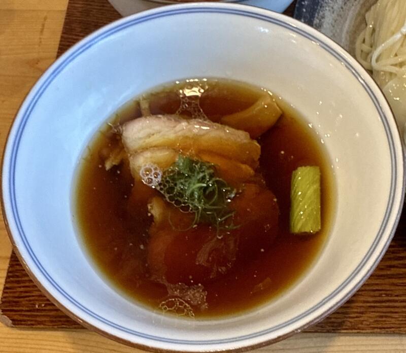Ramen FeeL ラーメンフィール 東京都青梅市梅郷 日向和田駅 FeeLつけ麺 スープダブル つけ汁 醤油味 醤油スープ