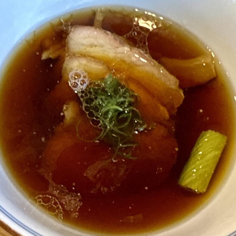 Ramen FeeL ラーメンフィール 東京都青梅市梅郷 日向和田駅 FeeLつけ麺 スープダブル つけ汁 醤油味 醤油スープ 具