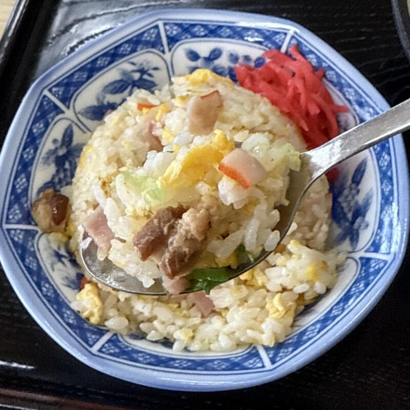 お食事処 えのき えのき食堂 秋田県秋田市寺内三千刈 うまにメン 餡掛けラーメン ミニチャーハン 半炒飯