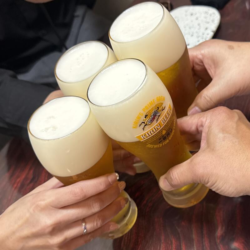 鳥好 とりこう 焼き鳥 秋田県秋田市中通 生ビール 乾杯