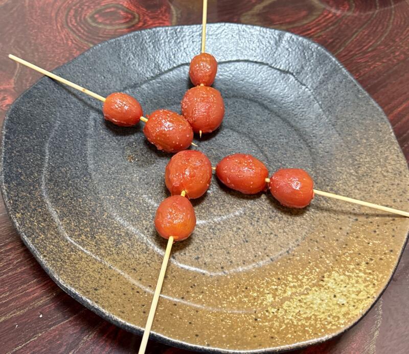 鳥好 とりこう 焼き鳥 秋田県秋田市中通 おまかせ 8000円コース プチトマト