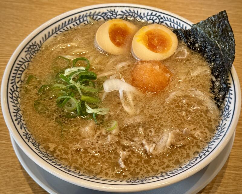 丸源ラーメン 仙台泉店 宮城県仙台市泉区高玉町 熟成醤油肉そば 熟成醤油味玉肉そば 醤油ラーメン