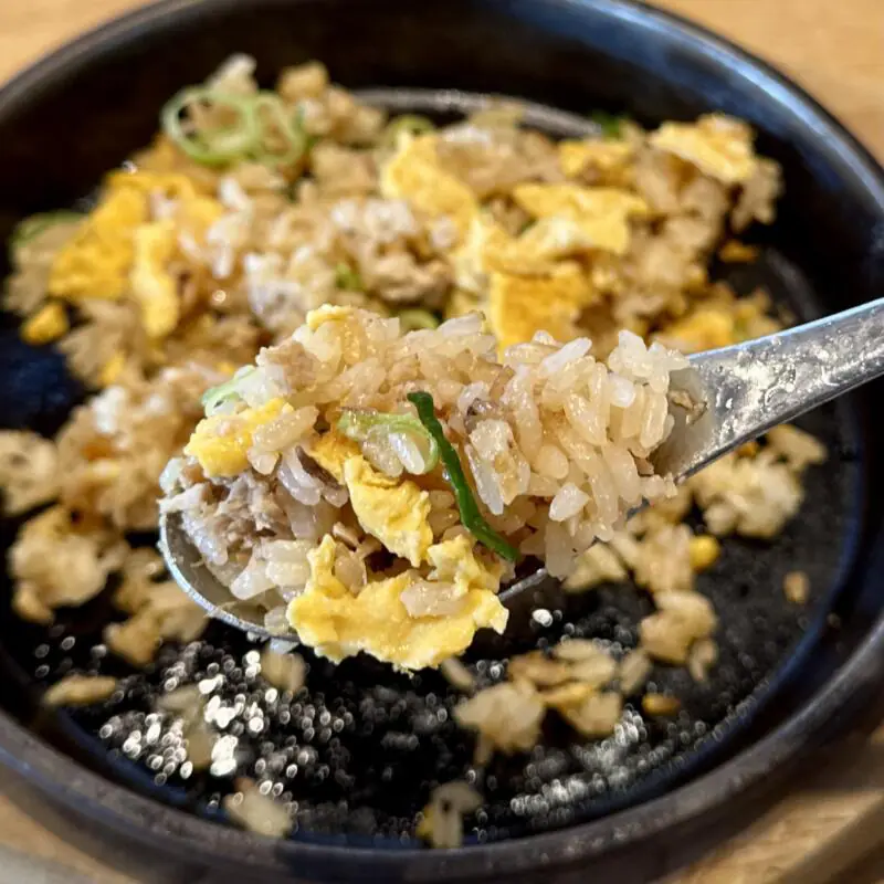 丸源ラーメン 仙台泉店 宮城県仙台市泉区高玉町 鉄板玉子チャーハンセット 炒飯
